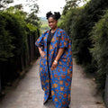 Bold African Print Custom Kimono Duster - Summer Outerwear/ Robe for Women