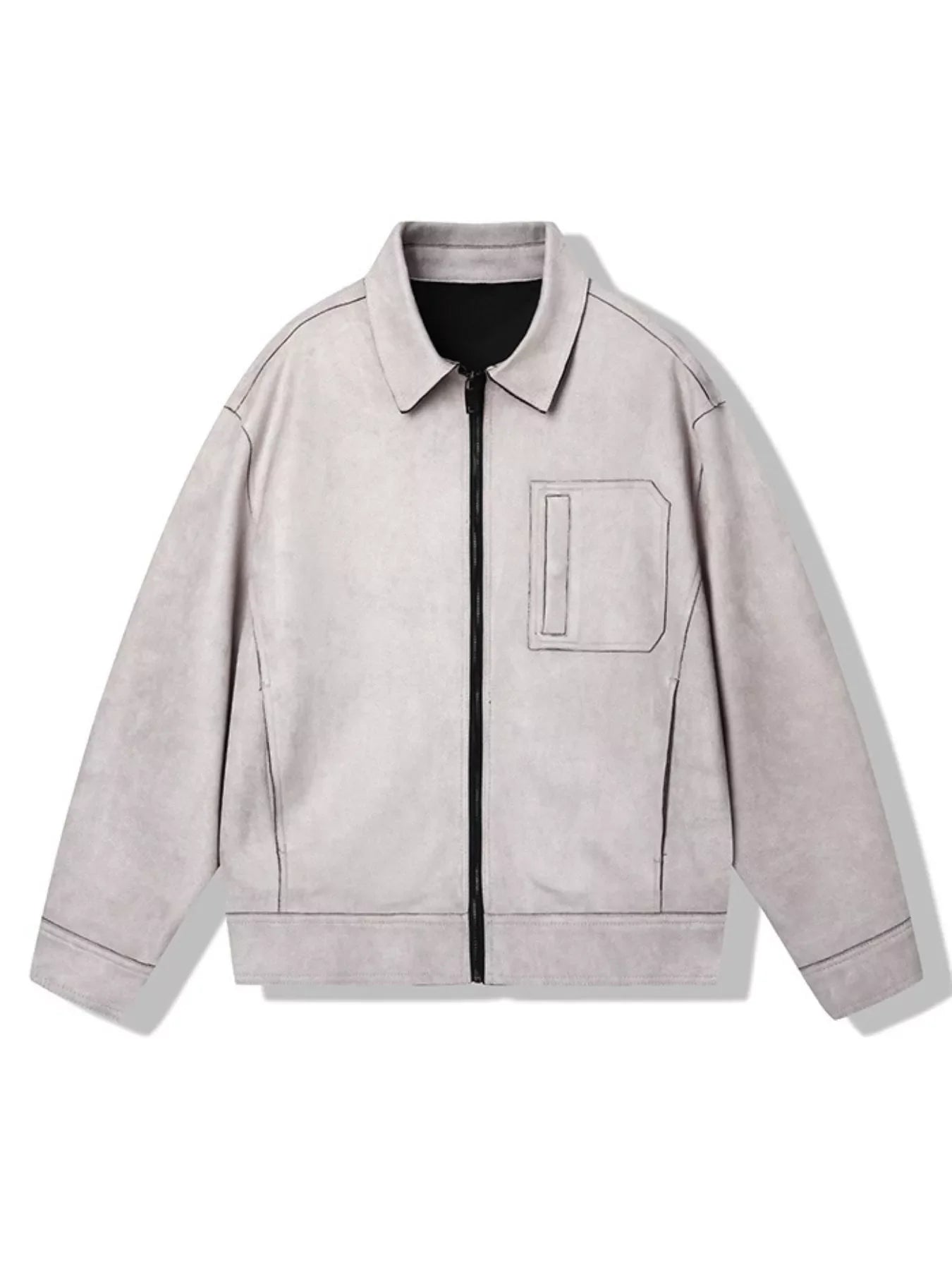 Men's Casual Lightweight Zip-Up Jacket