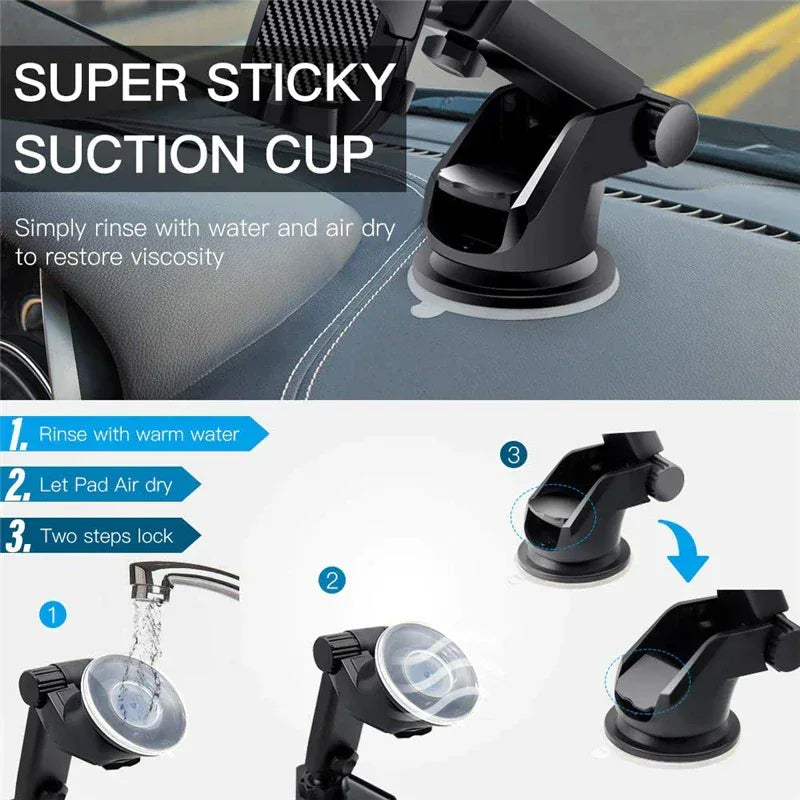 360° Universal Mount Holder Car Stand Windshield For Mobile Cell Phone