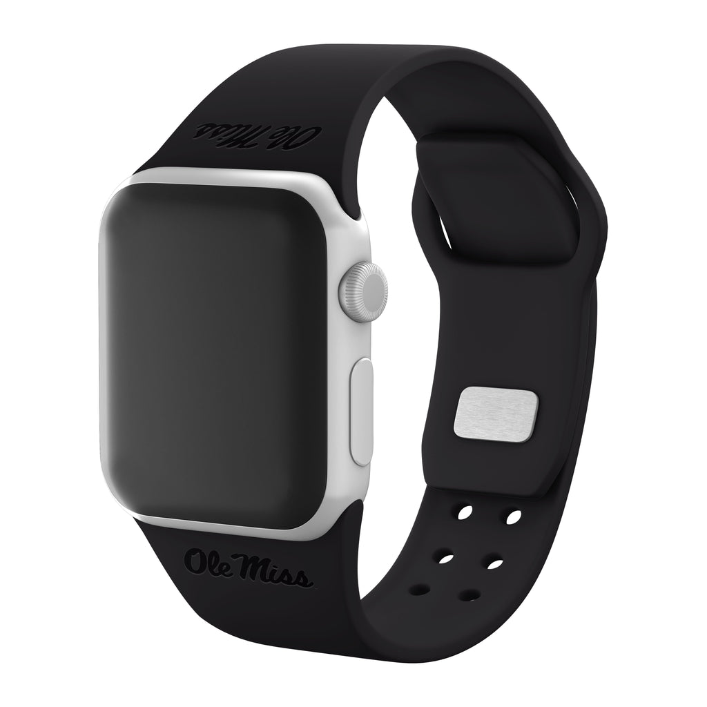 Mississippi Ole Miss Rebels Engraved Apple Watch Band