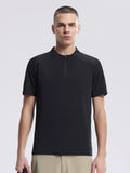 Men's Quarter Zip Short Sleeve Active T-Shirt