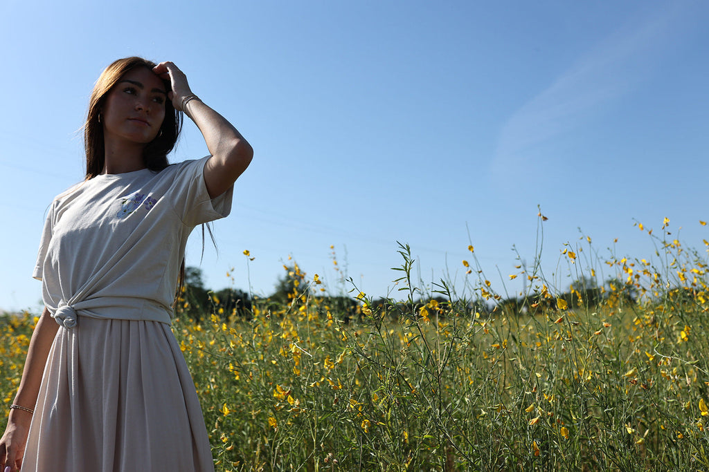 T Shirt | Forget Me Not Natural