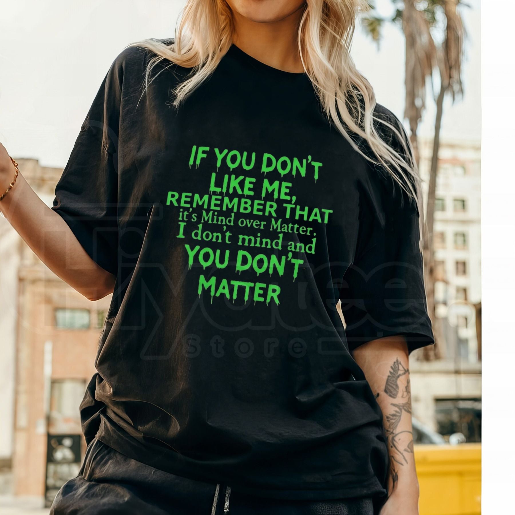 Plus Size Mind Over Matter T-Shirt