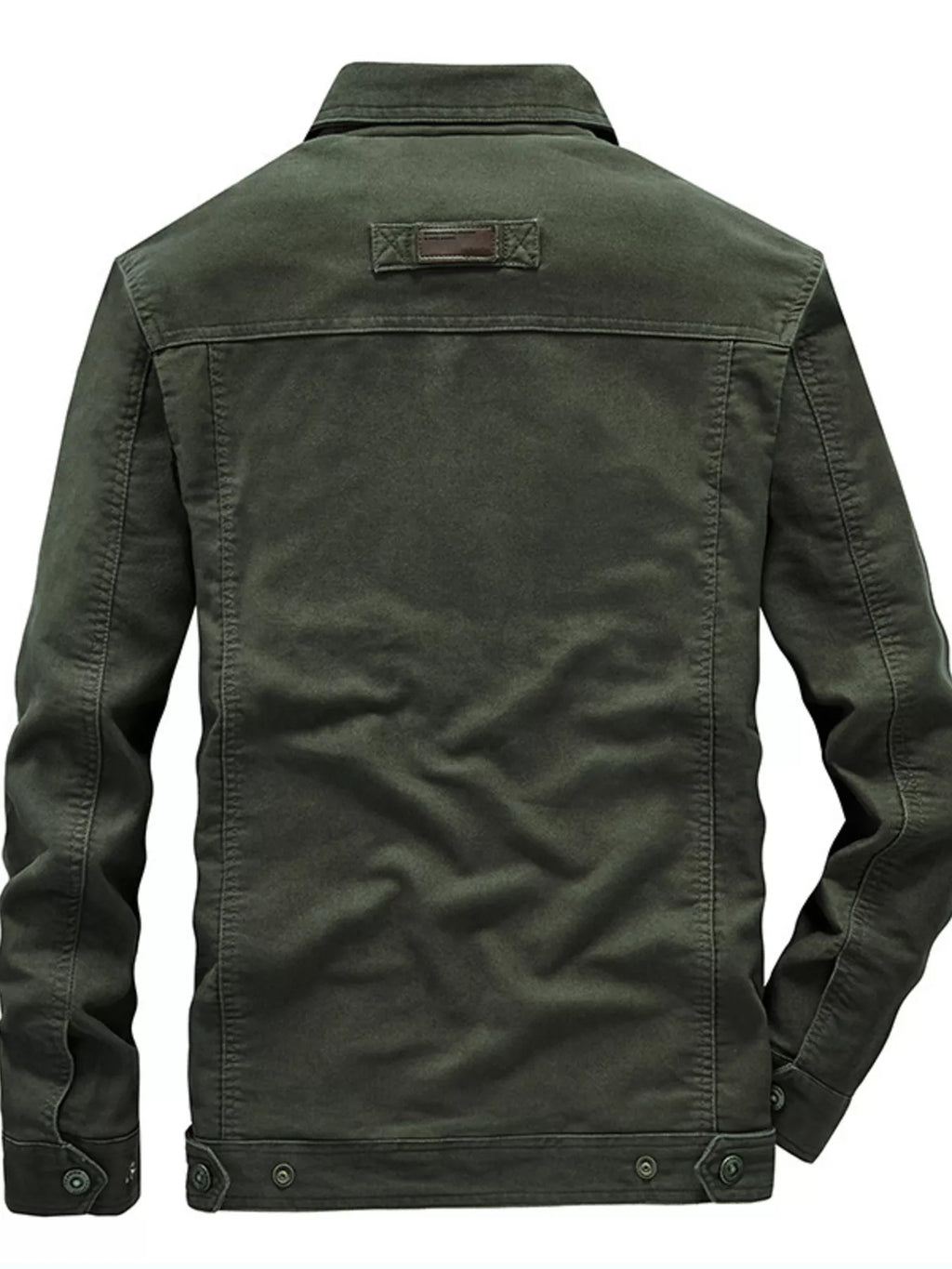 Men's Plus Size Casual Snap Down Jacket