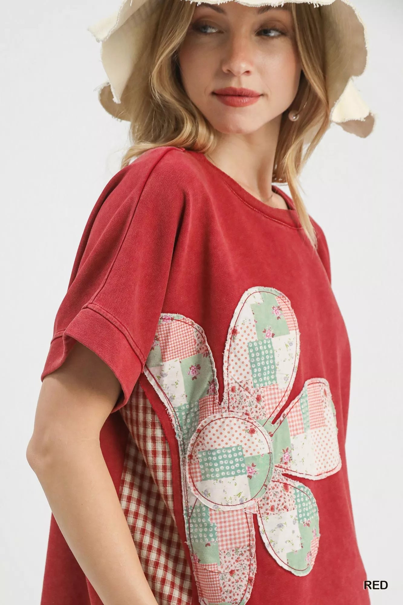 Umgee Mineral Wash French Terry Top