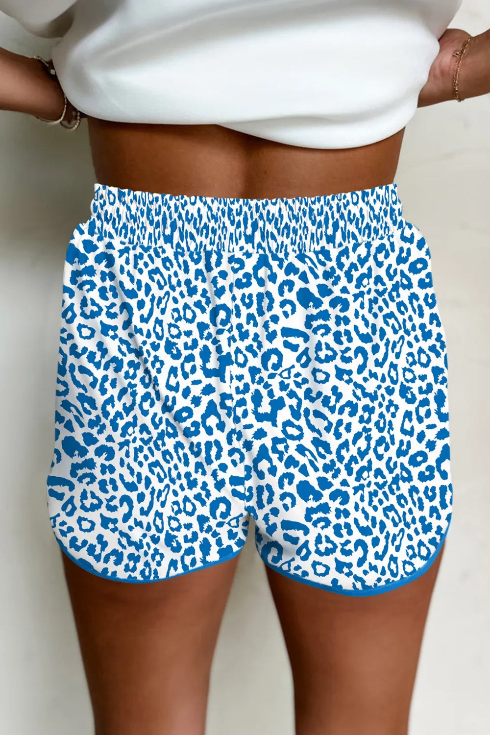 Leopard Drawstring Shorts – Comfortable and Stylish Fit See size chart under “more details”