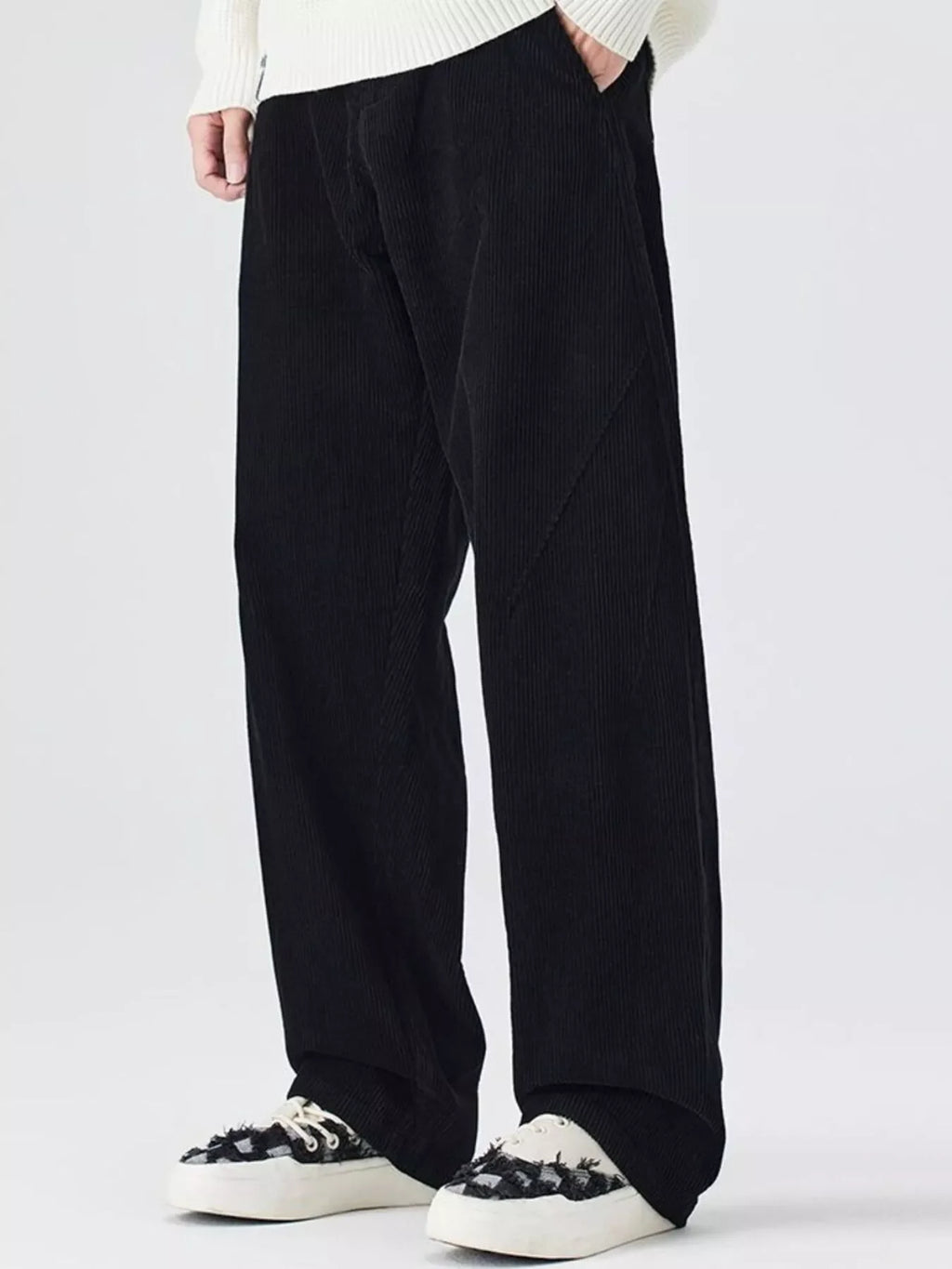 Men's Plus Size Relaxed Fit Corduroy Pants