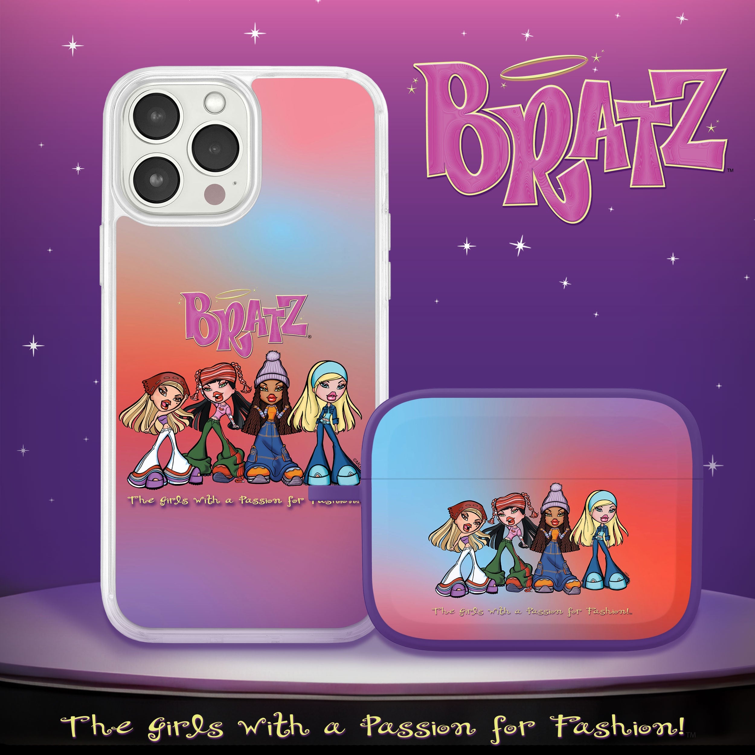 Bratz® Classic HD Apple iPhone 12 Mag-Safe Phone Case and AirPods Pro Combo Package