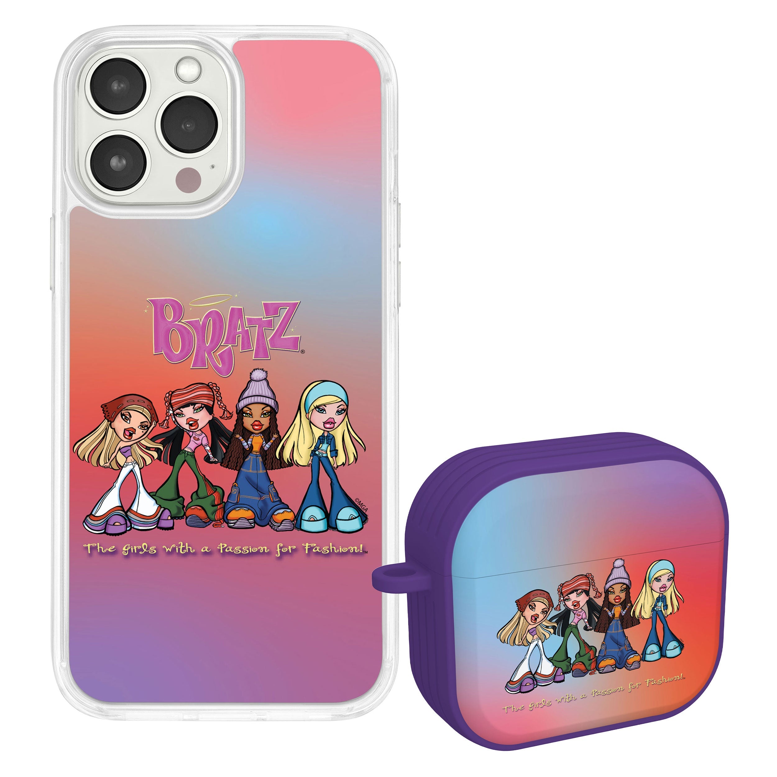 Bratz® Classic HD Apple iPhone 15 Mag-Safe Phone Case and AirPods Gen 3 Combo Package