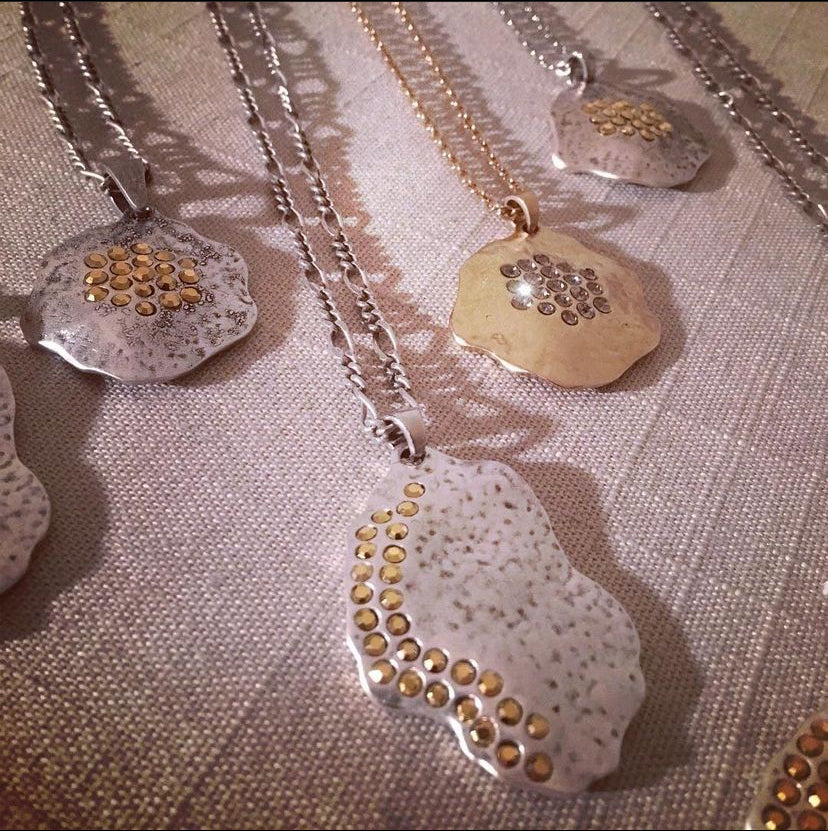Crystal Full Moon Necklace