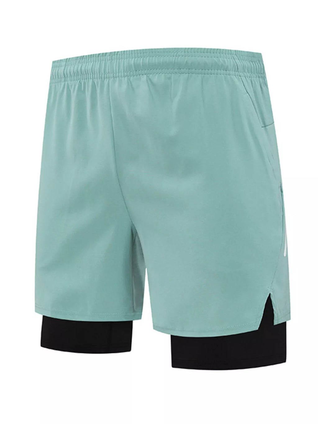 Men's Plus Size Elastic Waist Active Shorts