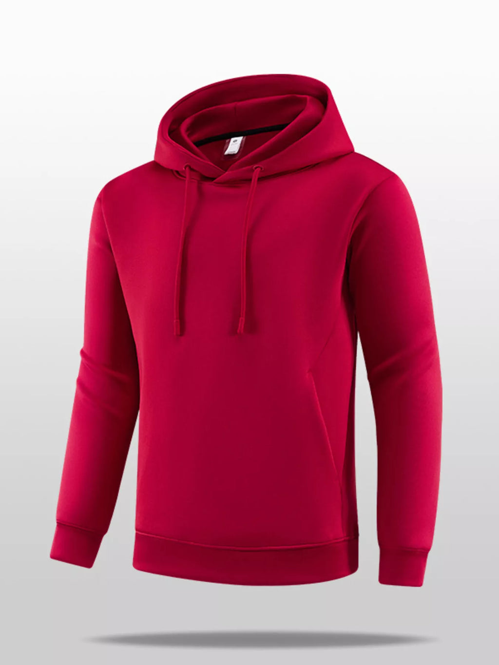 Men's Full Size Kangaroo Pocket Drawstring Hoodie Plus Size