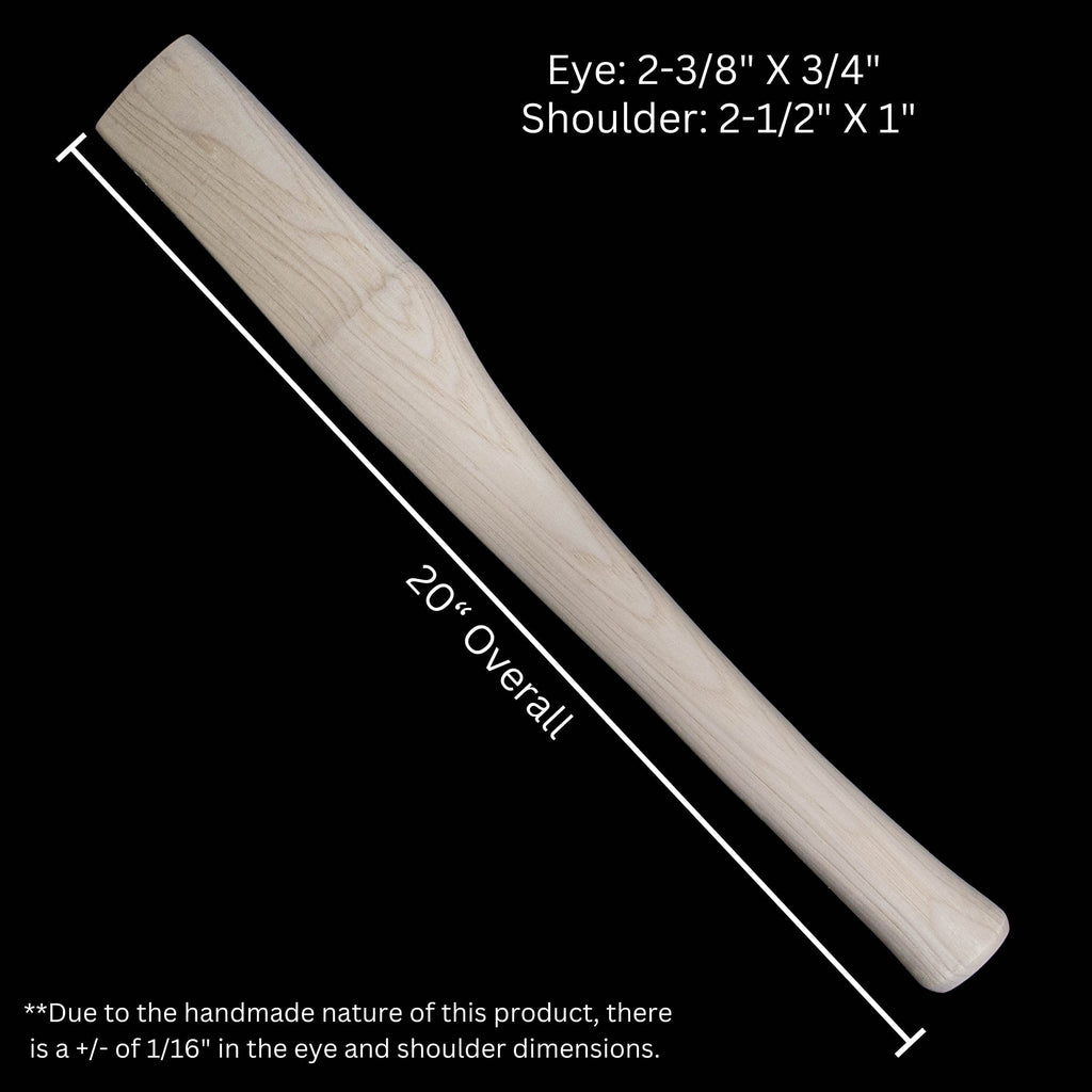 Whiskey River Premium Heritage 20SBA Handle - 20"
