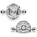 14G 9/16 Framework Dome Geometric Nipple Shield Set