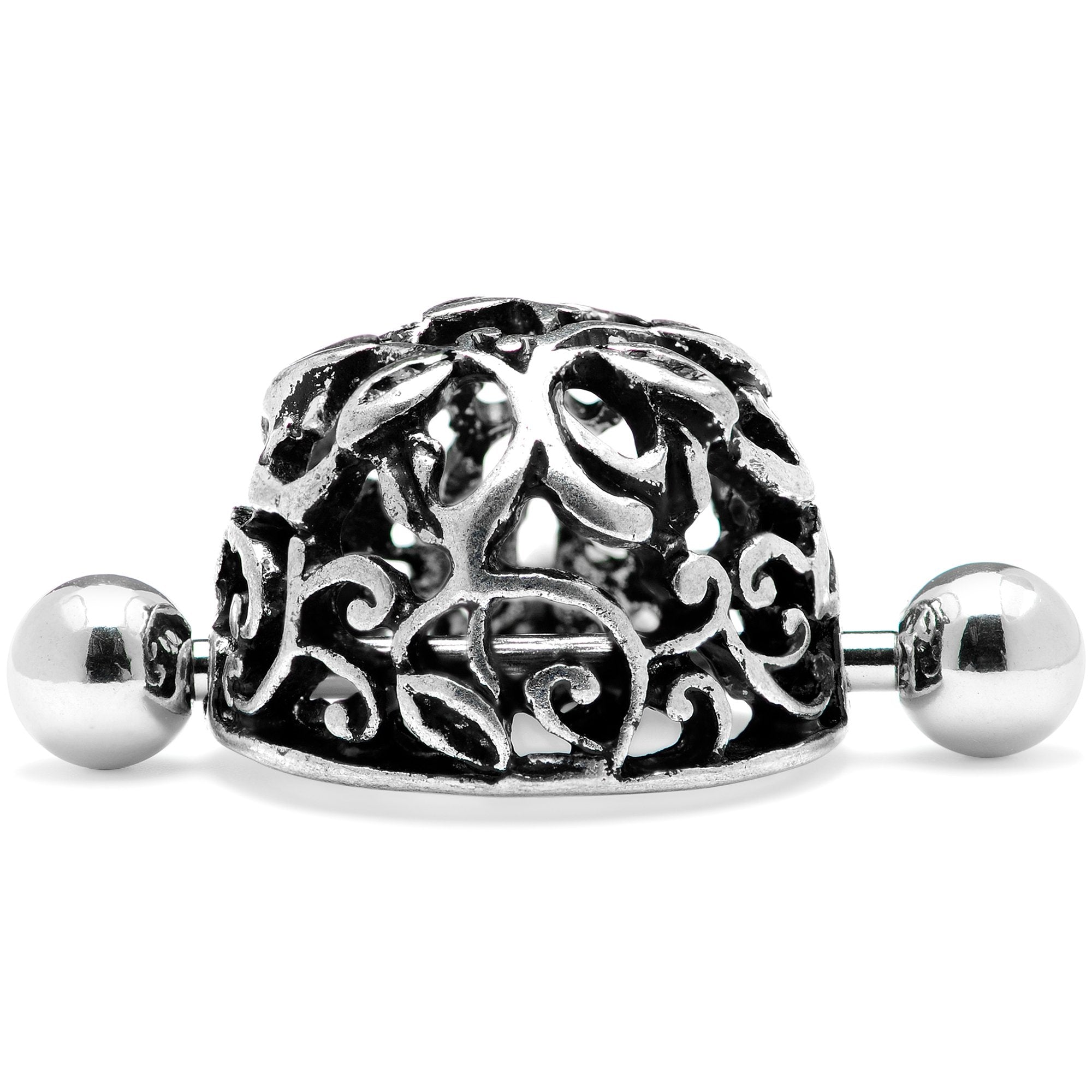 14G 9/16 Framework Twining Vines Nipple Shield Set