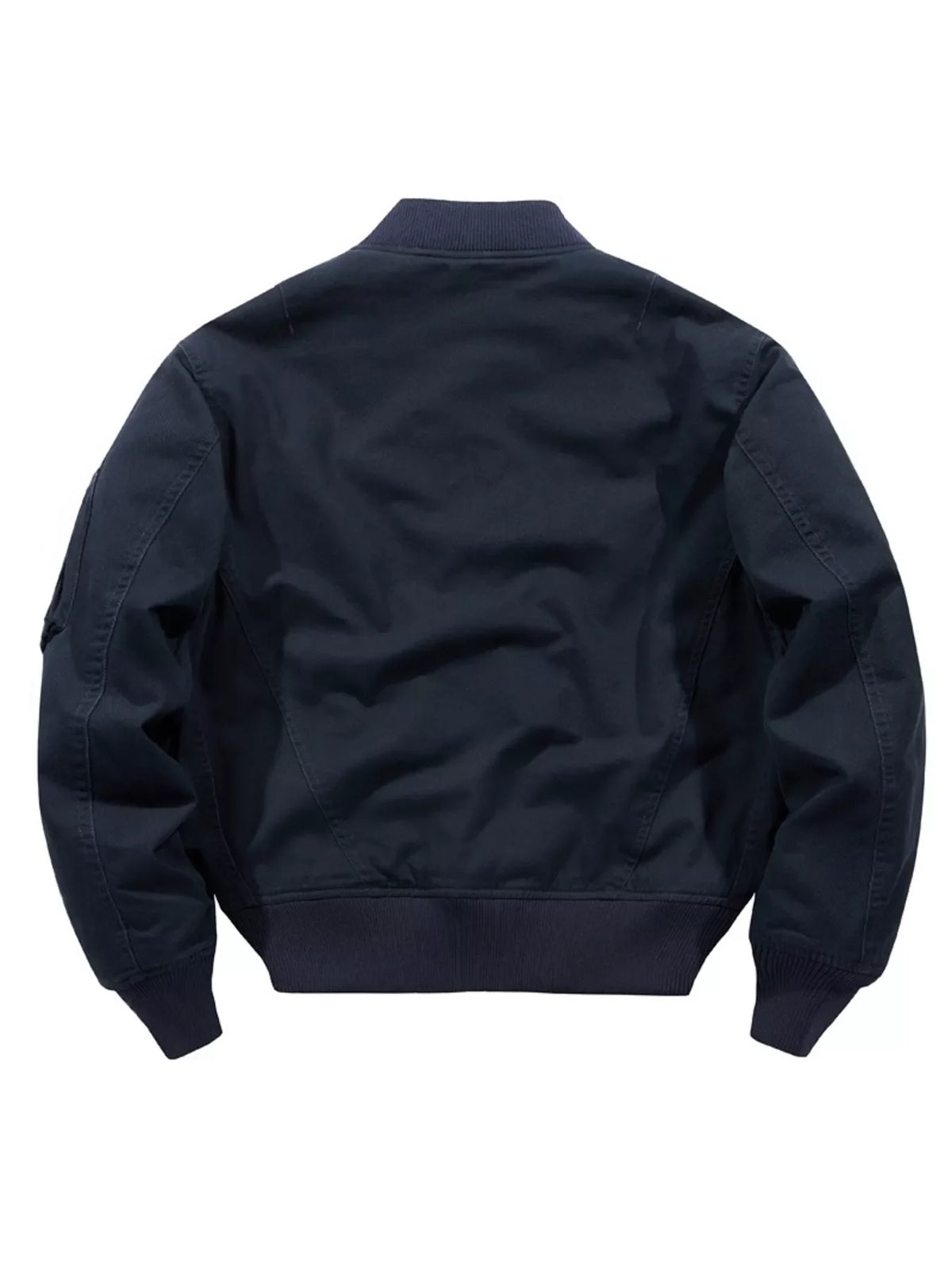 Men's Plus Size Zip Up Classic Bomber Jacket
