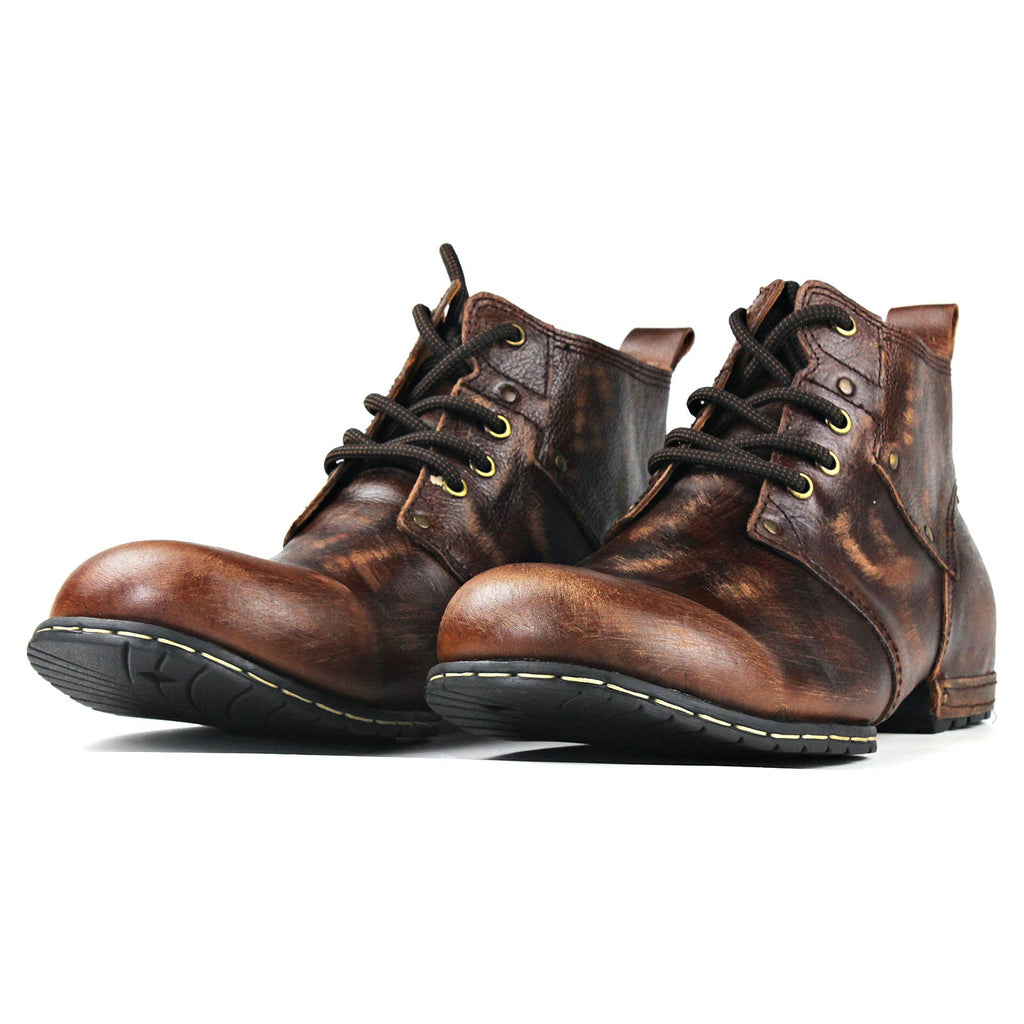 Men's Leather Ankle Boots OSS-6015-2-Retro