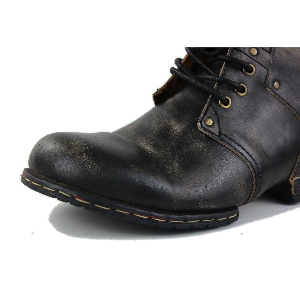 Men's Leather Ankle Boots OSS-6015-2-Retro