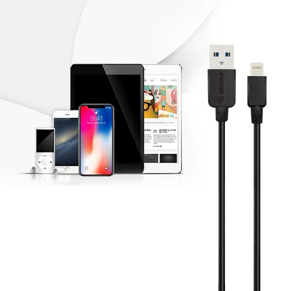 Esoulk 2A Heavy Duty USB Cable 3M (10ft）Black