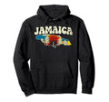 Jamaica Jamaican Country Rainbow 70S Hoodie - Minimalist Print Men Women
