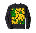 Jamaican Floral Boho Jamaica Flag Sweatshirt - Novelty Apparel Unisex
