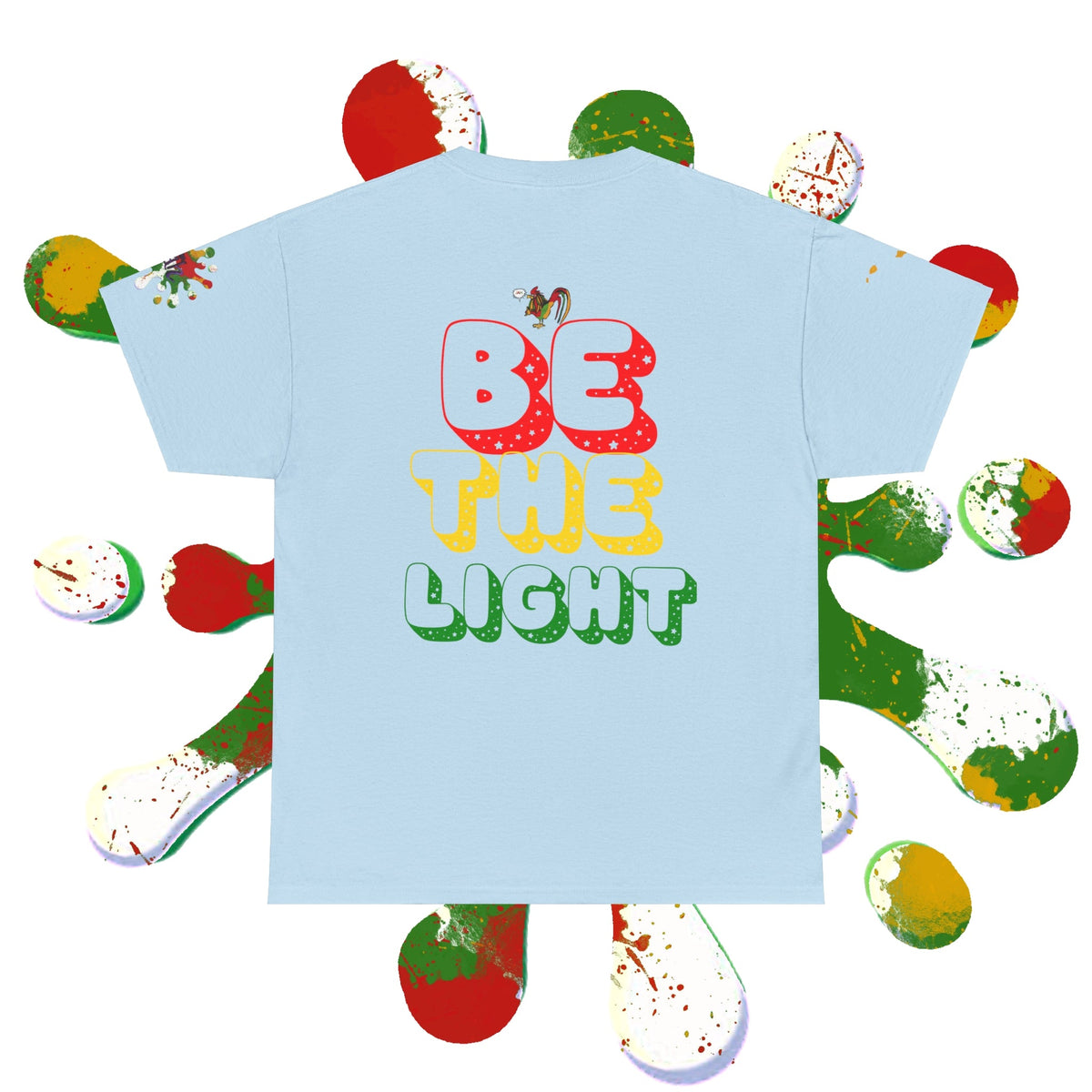 Rasta Rooster Tee - Ancient Maya Edition