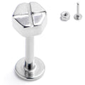 16G 5/16 Optical Illusion Screw Phillips Head Labret Monroe Tragus