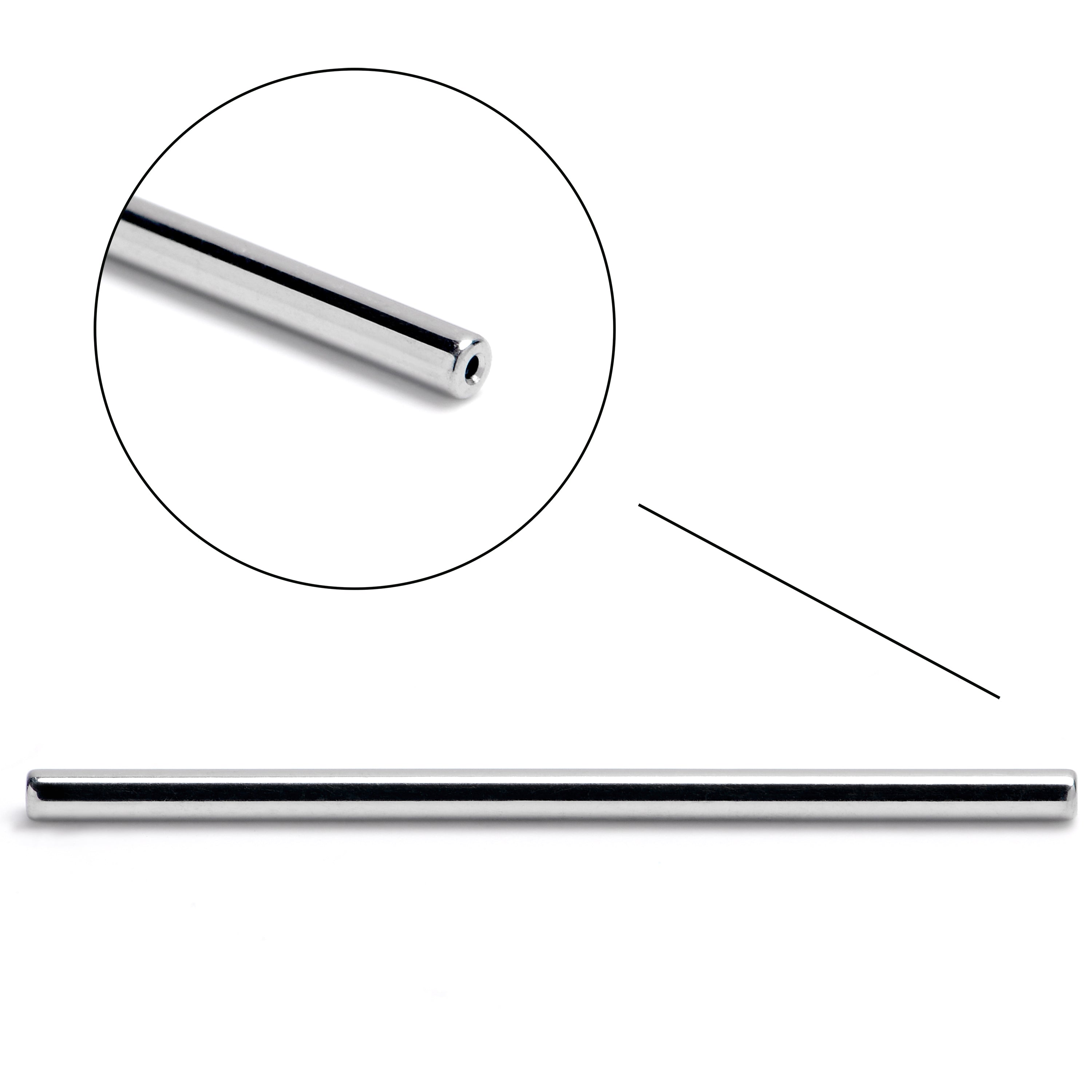 14G 32mm ASTM F-136 Implant Grade Titanium Threadless Replacement Barbell