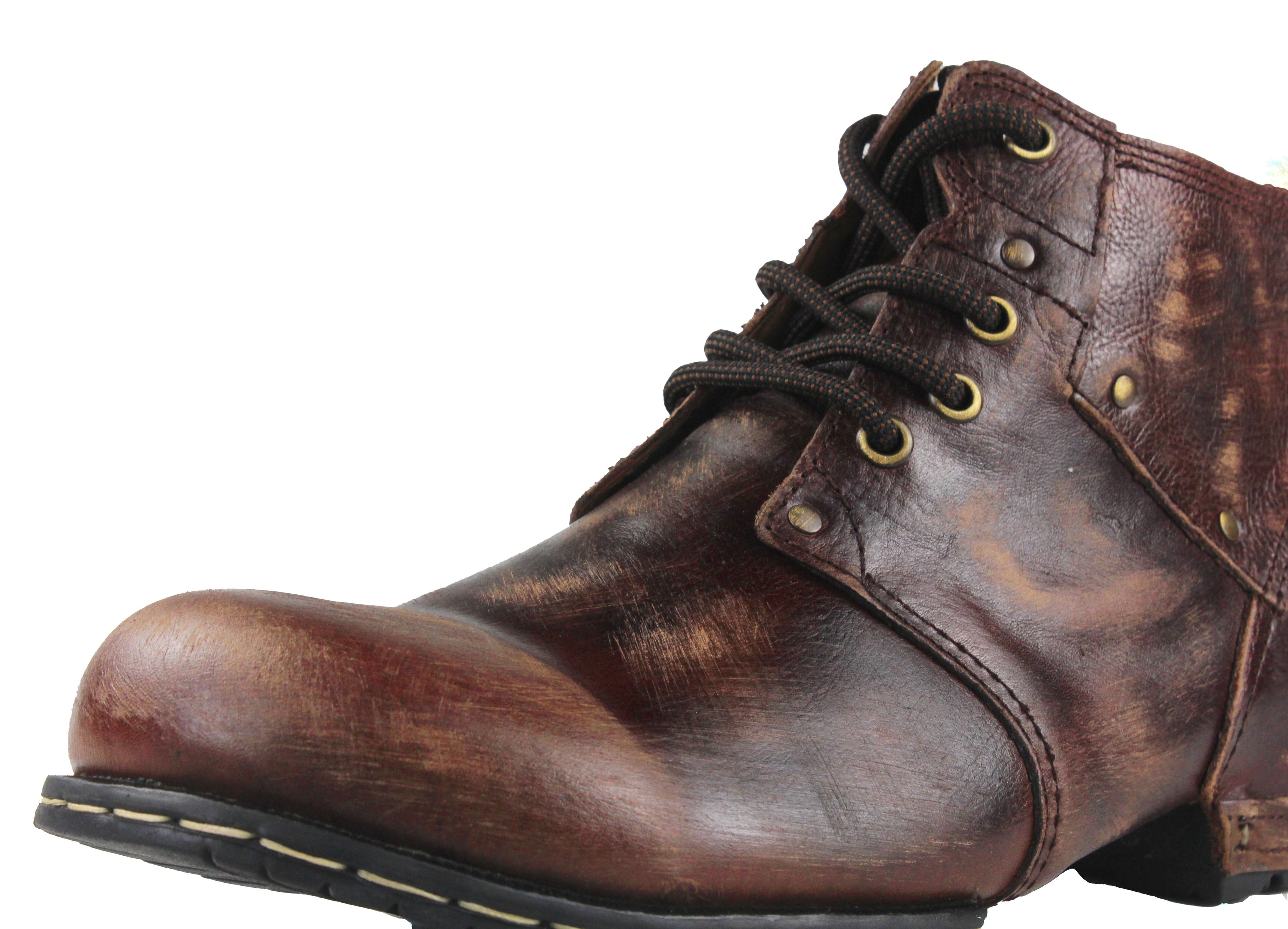 Men's Leather Ankle Boots OSS-6015-2-Retro