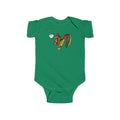 Infant Rasta Rooster Jersey Bodysuit