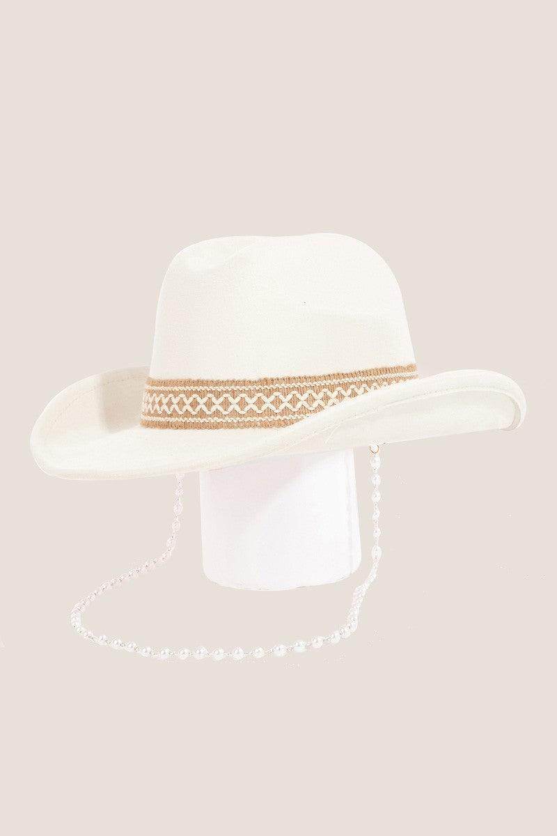 Fame Ornate Band Cowboy Hat for Unique Style Statement