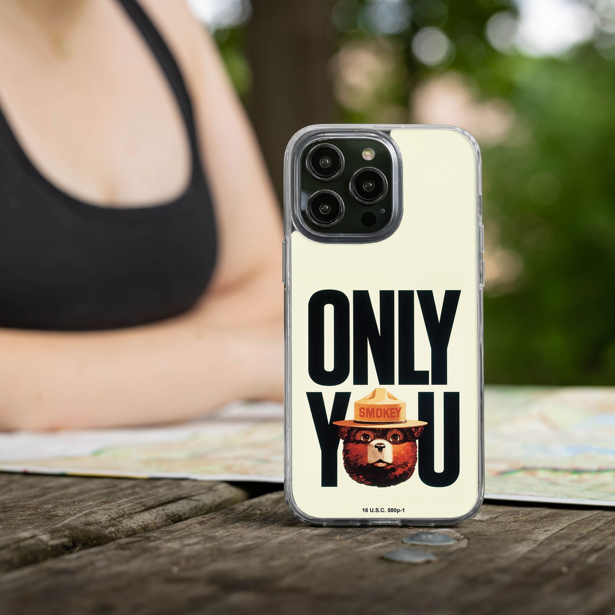 Smokey Bear Classic HD Apple iPhone 12 Series Mag-Safe Phone Case