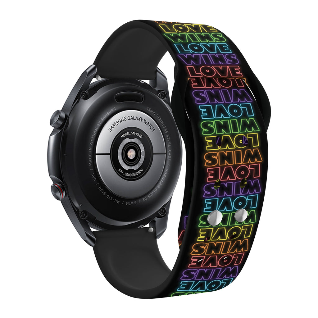 Pride HD  Watchband for Samsung, Garmin, Fossil, and More for Samsung, Garmin, Fossil, and More