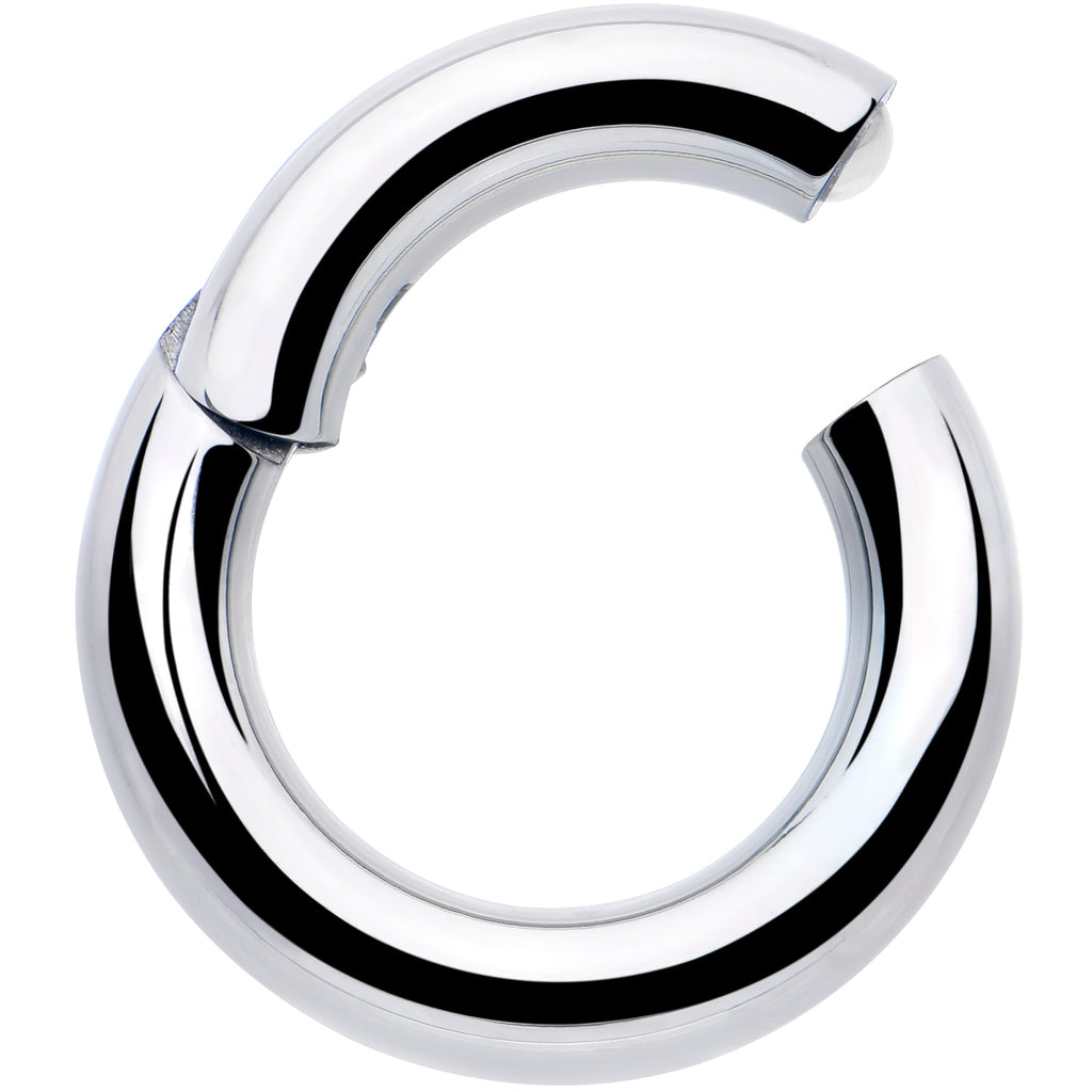 8G 3/8 316L Surgical Steel Precision Hinged Segment Hoop
