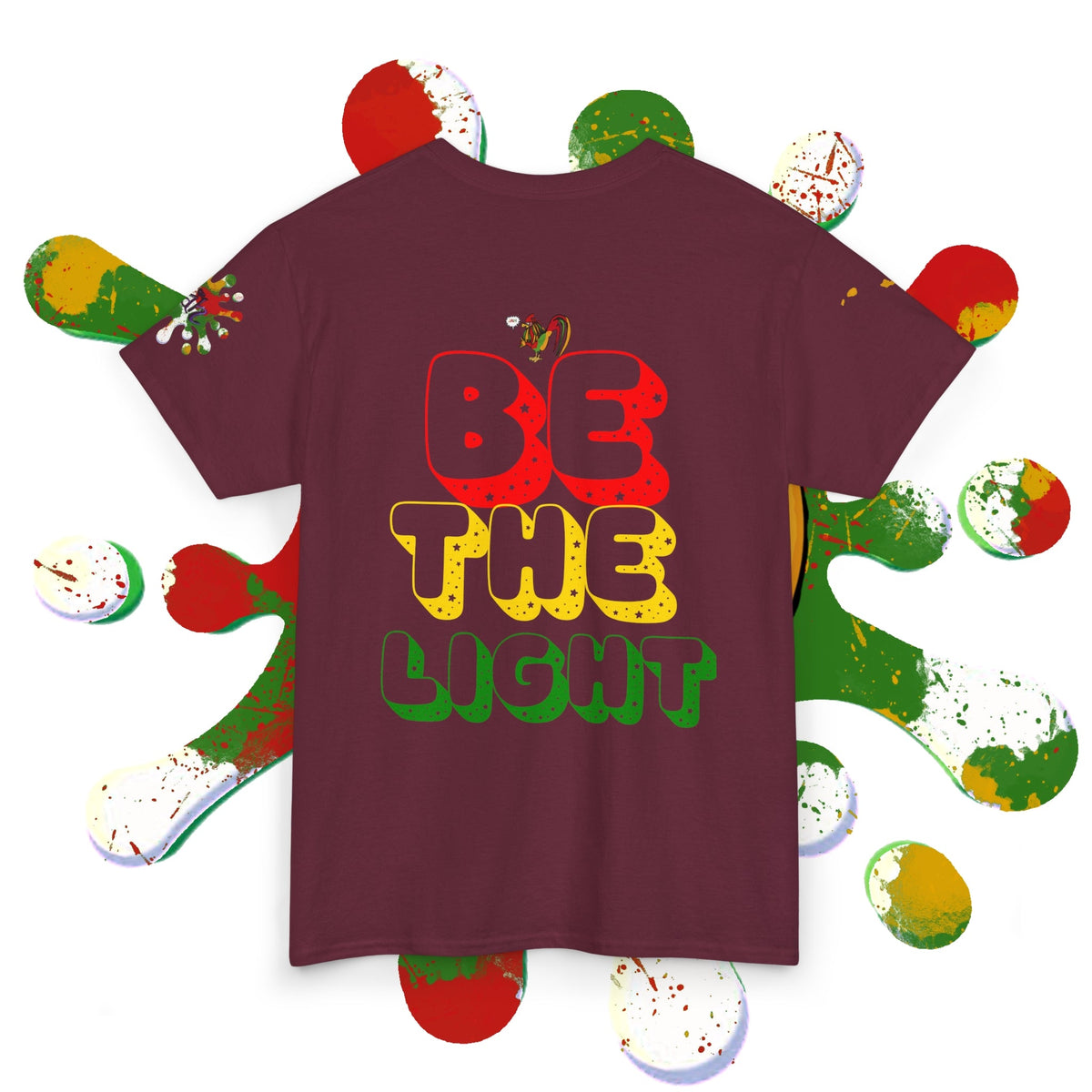 Rasta Rooster Tee - Ancient Maya Edition