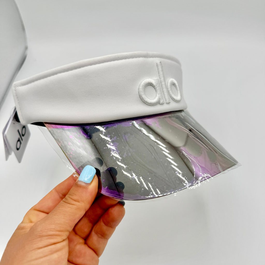 Alo Yoga Airlift Solar Visor - White