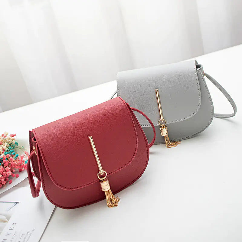 Fringe Crossbody Phone Bag and Round Purse