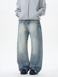 Men's Wash Wide Leg Jeans