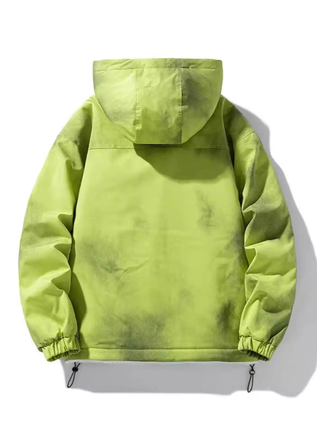 Men's Full Size Hooded Fleece Lined Windproof Jacket Plus Size