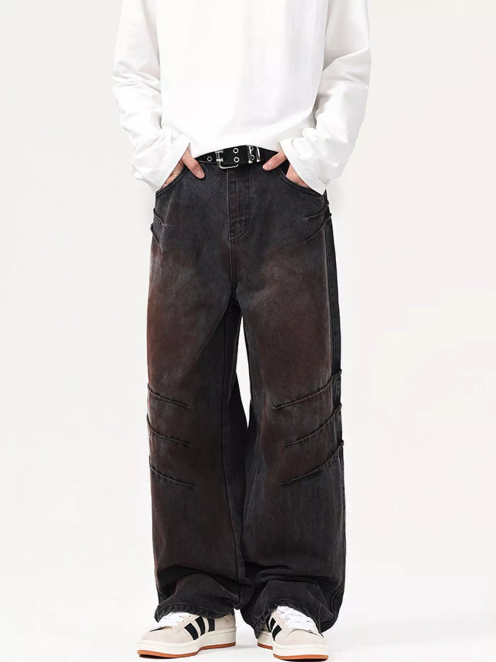 Men's Plus Size Wash Relaxed Fit Jeans