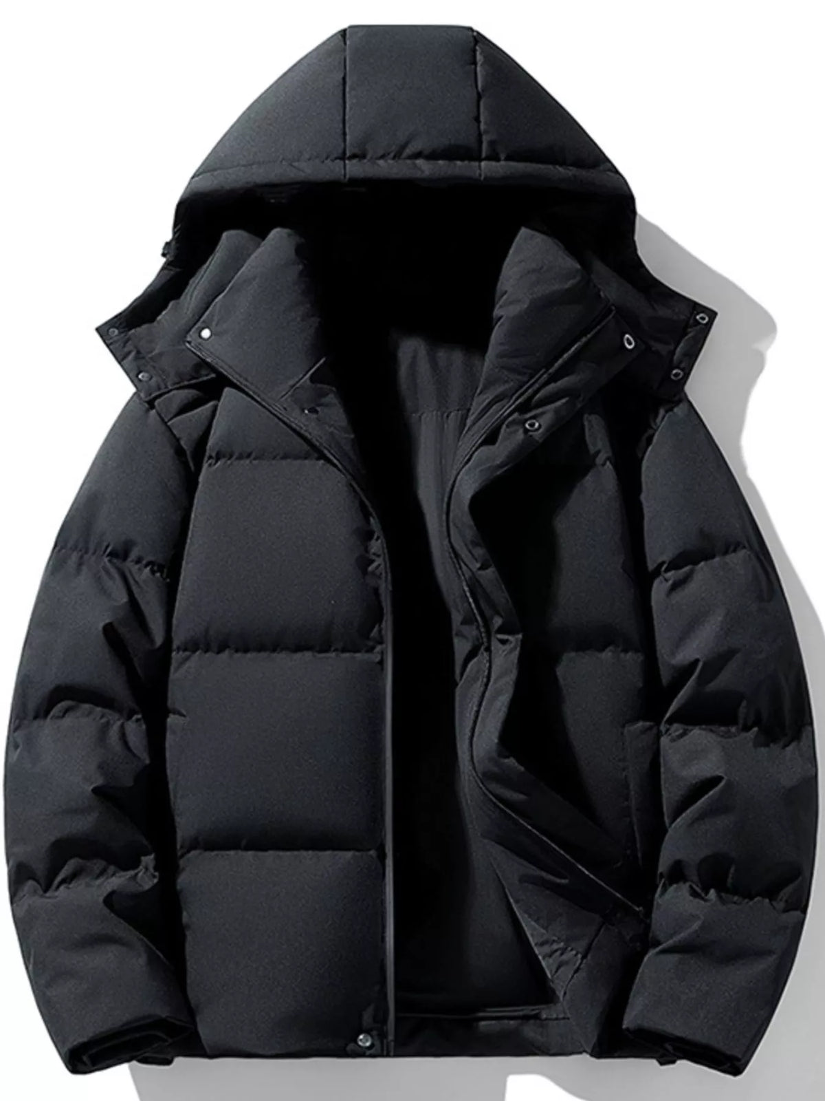 Men's Plus Size Hooded Padded Winter Coat