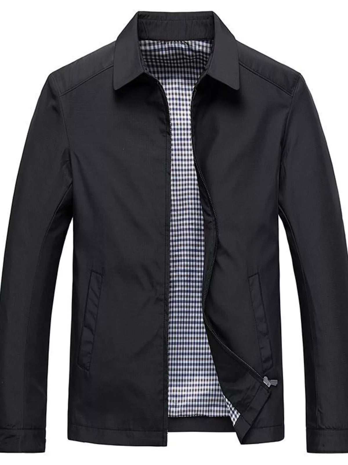 Men's Plus Size Classic Fit Lightweight Windbreaker Jacket