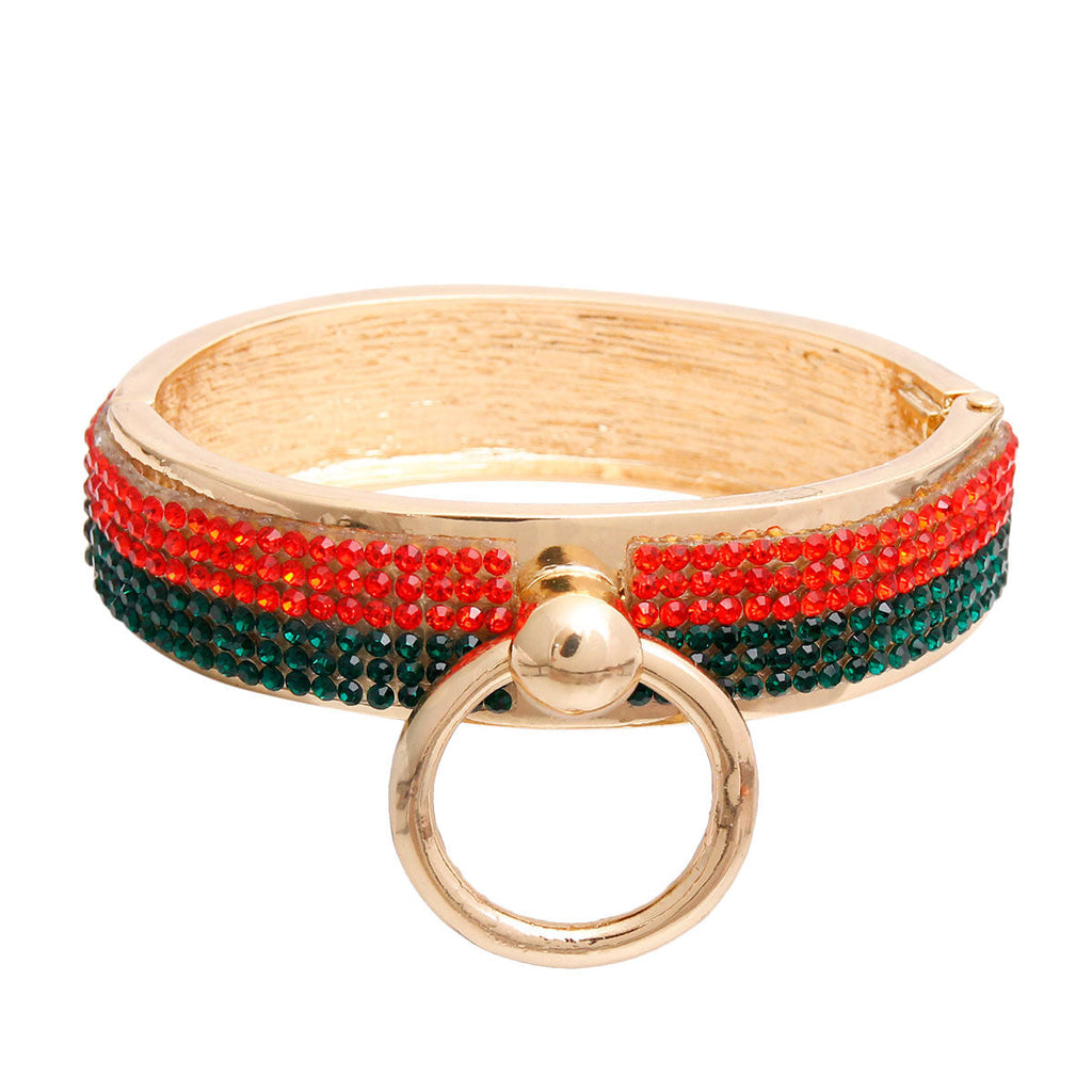 Statement Door Knocker Bracelet in Gold – Trendy Fashion Jewelry Accessory