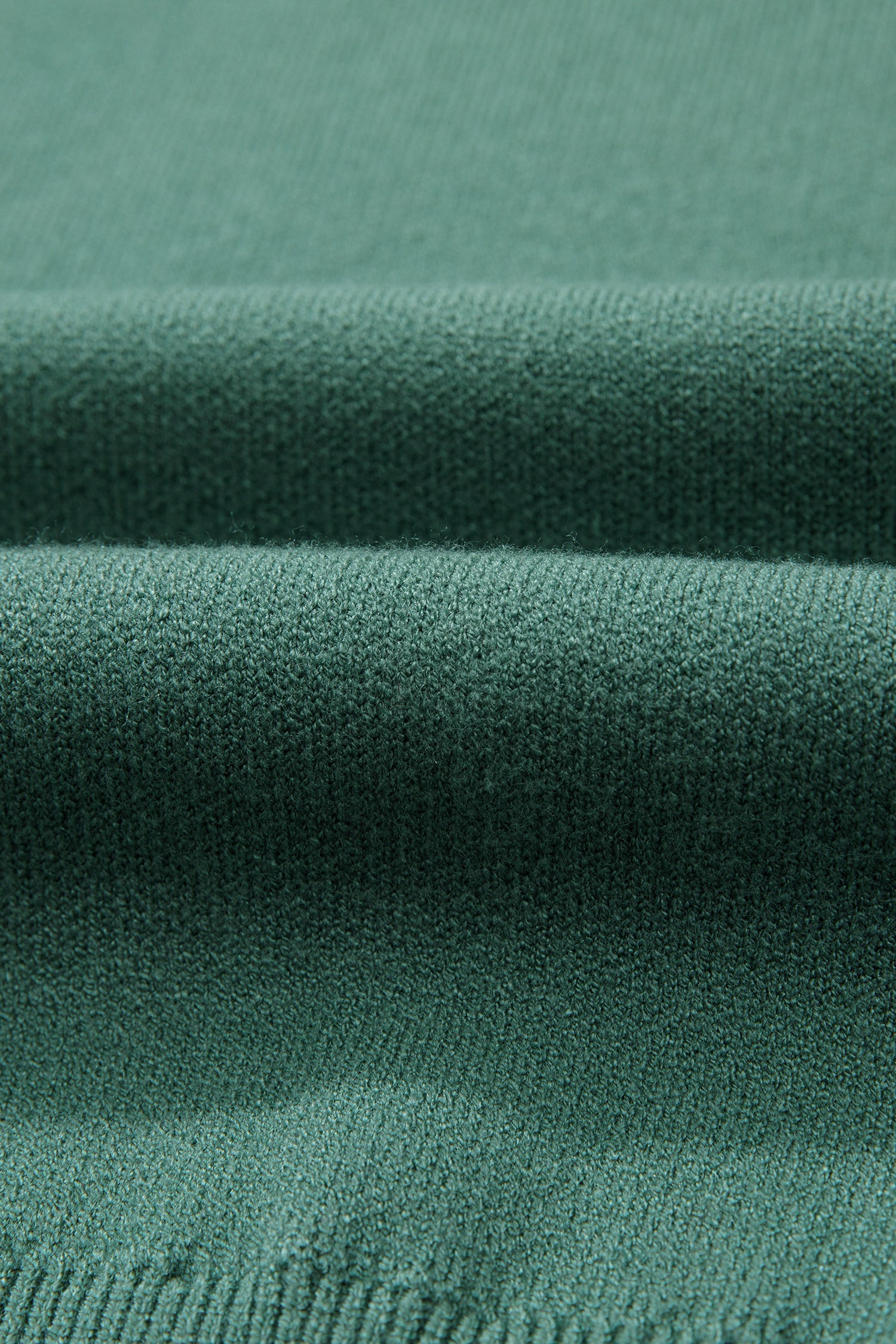 Blackish Green HO HO HO MERRY CHRISTMAS Drop Shoulder Loose Sweater