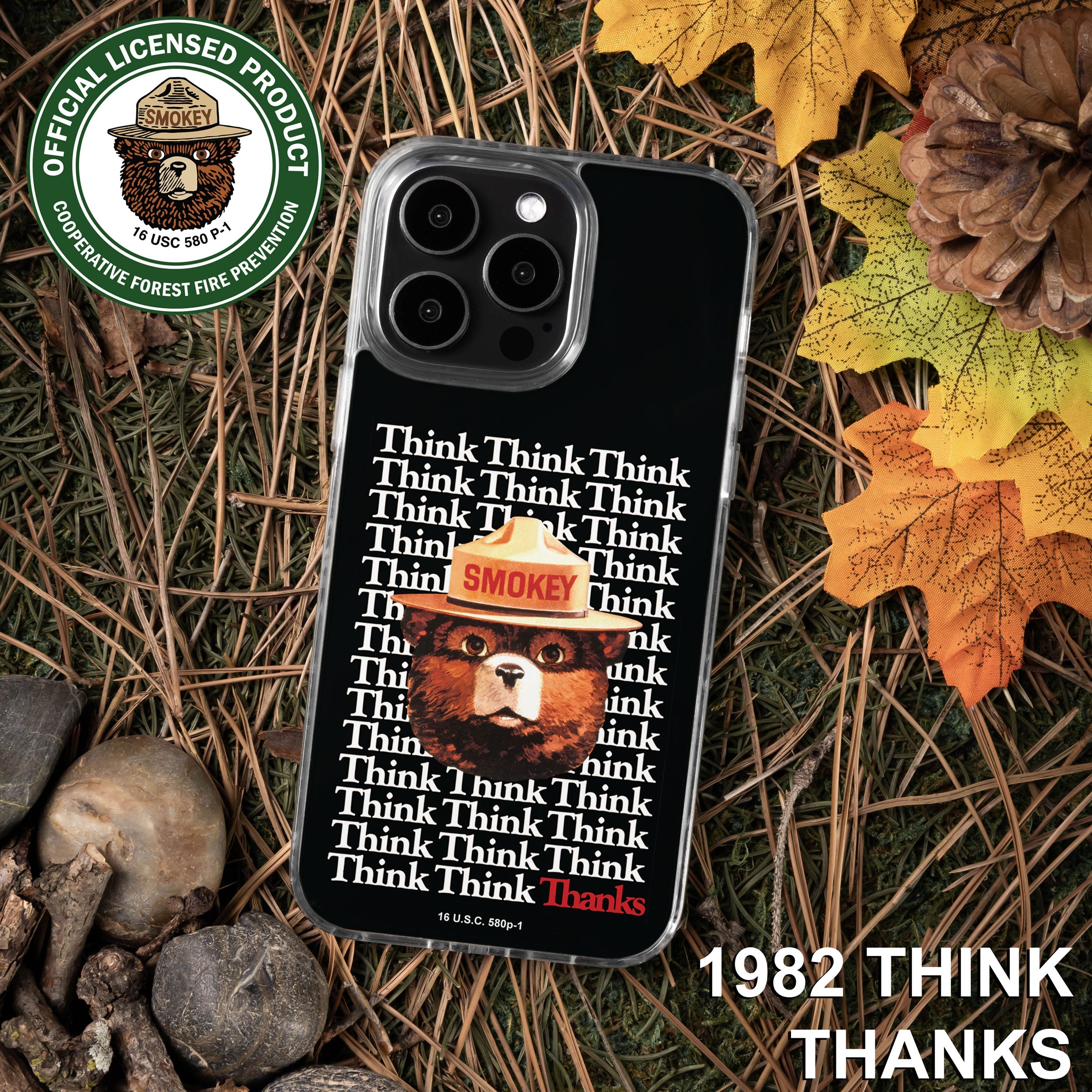 Smokey Bear Classic HD Apple iPhone 12 Series Mag-Safe Phone Case