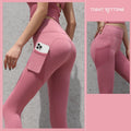 Seamless Leggings With Pockets Push Up High Waist in Plus Sizes Too