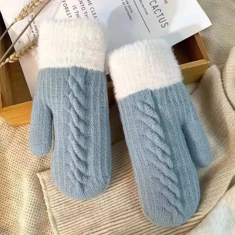Cozy Knitted Winter Gloves