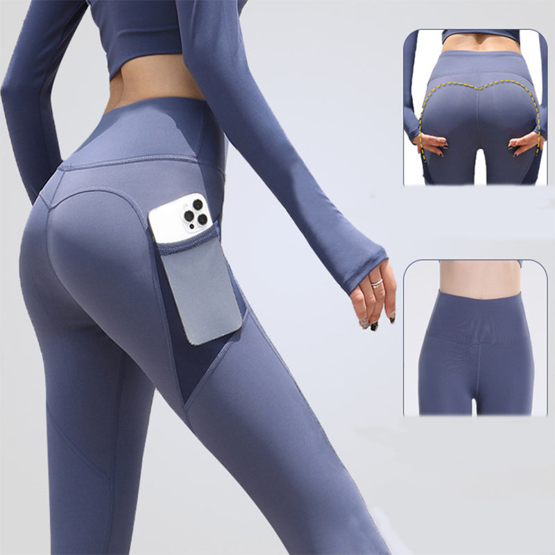 Seamless Leggings With Pockets Push Up High Waist in Plus Sizes Too