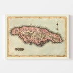 Vintage Map of Jamaica 1823