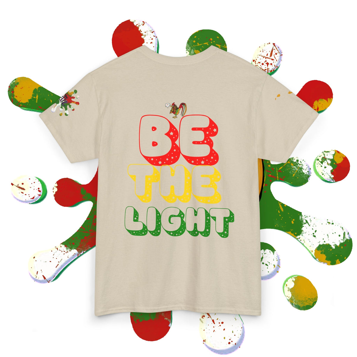 Rasta Rooster Tee - Ancient Maya Edition